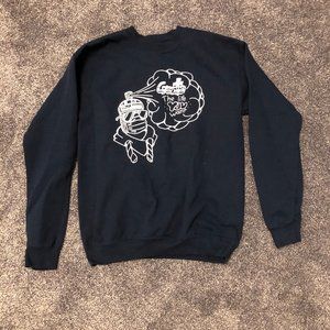 "Create the Life You Want" Navy Blue Crew Neck